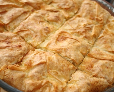 Evdə hazir lavaşdan-su börəyi hazirlamaq