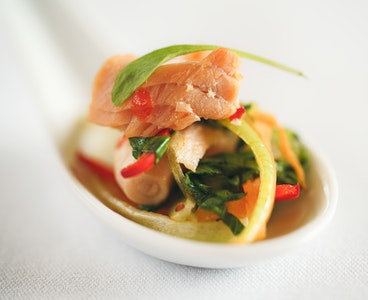 Marinada qoyulmuş qızılbalıq